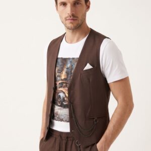 GILET CON CATENA 9 GILET CON CATENA - Thumbnail Image 1