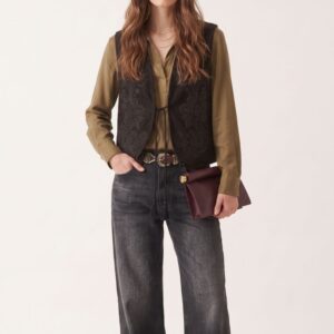 GILET OVER RICAMO 13 GILET OVER RICAMO - Thumbnail Image 5