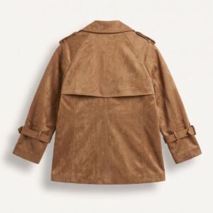 TRENCH CORTO SUEDE 8 TRENCH CORTO SUEDE - Thumbnail Image 4