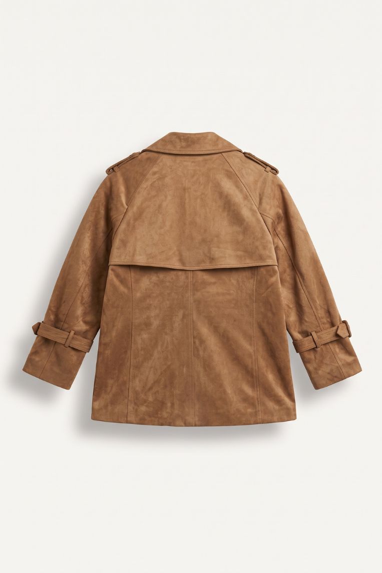 TRENCH CORTO SUEDE 4 TRENCH CORTO SUEDE - immagine 4