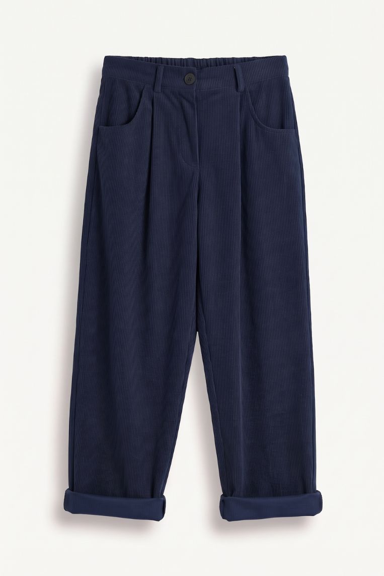 PANTALONE VELLUTO GAMBA DRITTA 7 PANTALONE VELLUTO GAMBA DRITTA - immagine 7