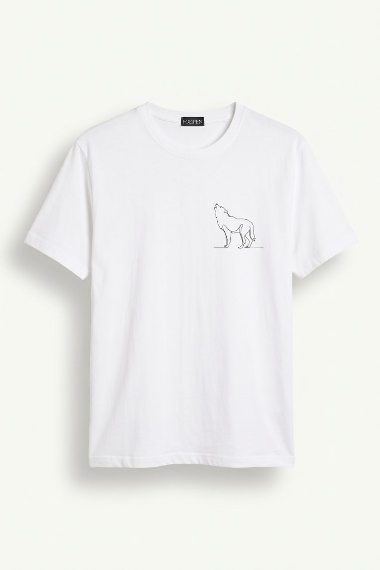 T-SHIRT STAMPA LUPO 3 T-SHIRT STAMPA LUPO - immagine 3