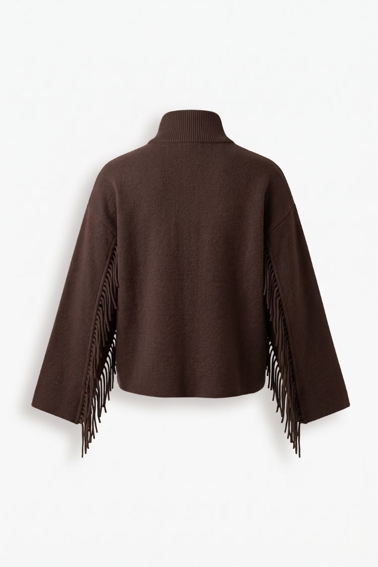CARDIGAN FRANGE VISCOSA 4 CARDIGAN FRANGE VISCOSA - immagine 4