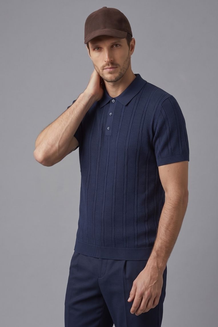 MAGLIA POLO M/M MISTO LINO 2 MAGLIA POLO M/M MISTO LINO - immagine 2