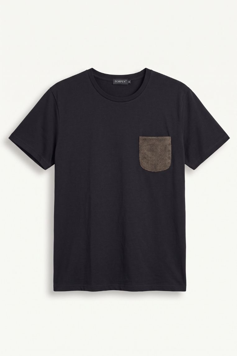 T-SHIRT CON TASCHINO PATCH - immagine 3