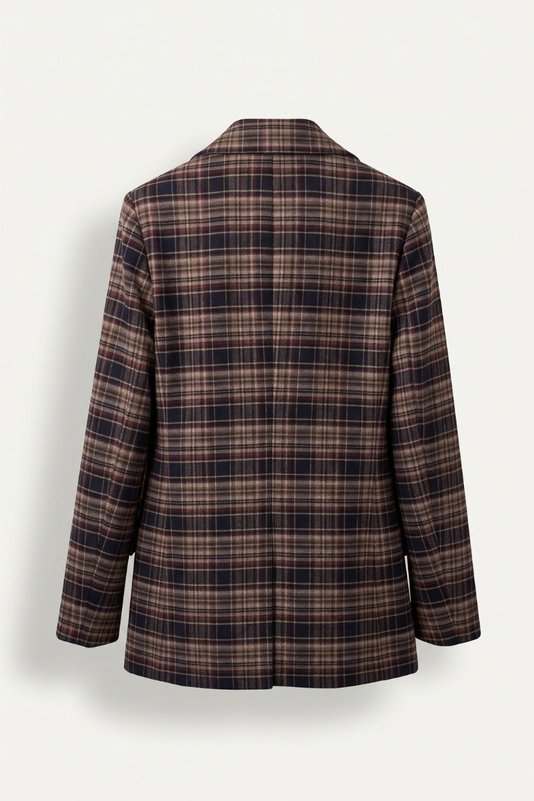 GIACCA CHECK SPILLE 4 GIACCA CHECK SPILLE - immagine 4