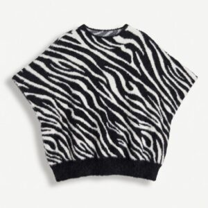 MAGLIA GIRO ZEBRATA PELO LUREX 5 MAGLIA GIRO ZEBRATA PELO LUREX - Thumbnail Image 2