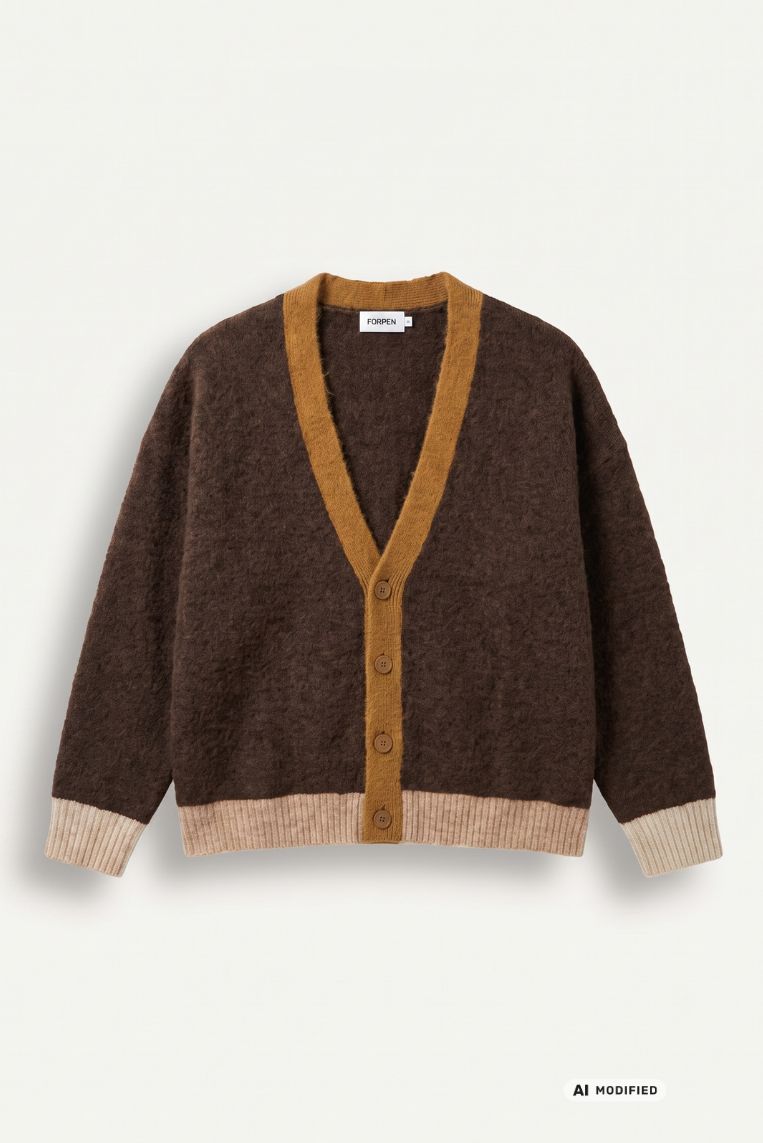 CARDIGAN OVER MULTICOLOR ALPACA 3 CARDIGAN OVER MULTICOLOR ALPACA - immagine 3
