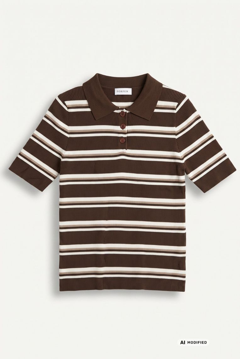 POLO MANICHE CORTE COSTINA MISTO LANA 7 POLO MANICHE CORTE COSTINA MISTO LANA - immagine 7