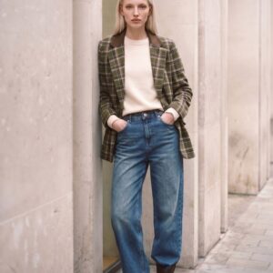 DENIM MOM FIT LAVAGGIO MEDIO 5 DENIM MOM FIT LAVAGGIO MEDIO - Thumbnail Image 1