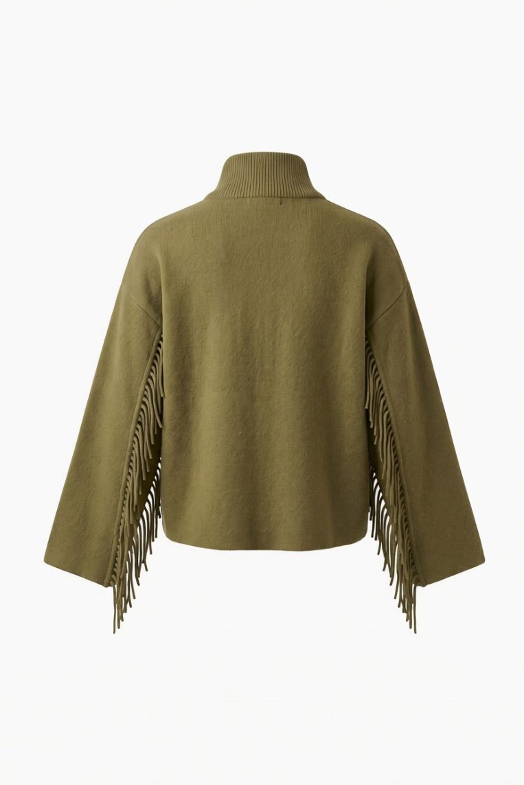 CARDIGAN FRANGE VISCOSA 7 CARDIGAN FRANGE VISCOSA - immagine 7