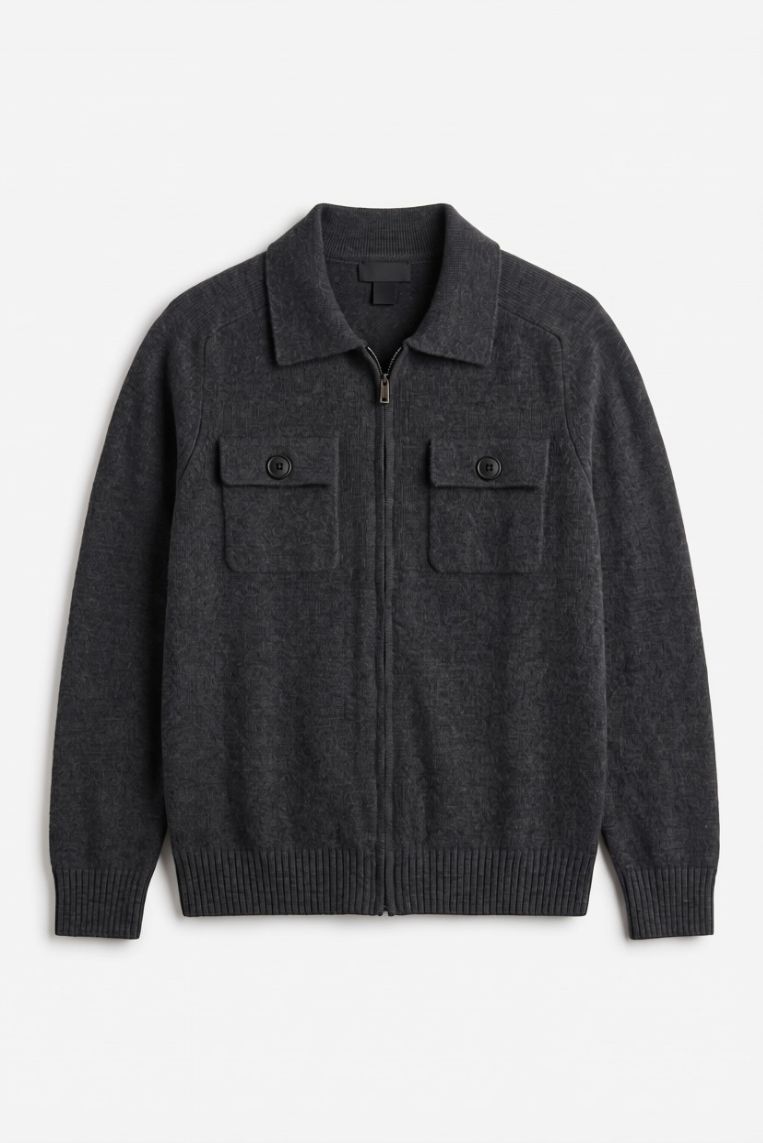CARDIGAN FULL ZIP CON TASCHINI 9 CARDIGAN FULL ZIP CON TASCHINI - immagine 9