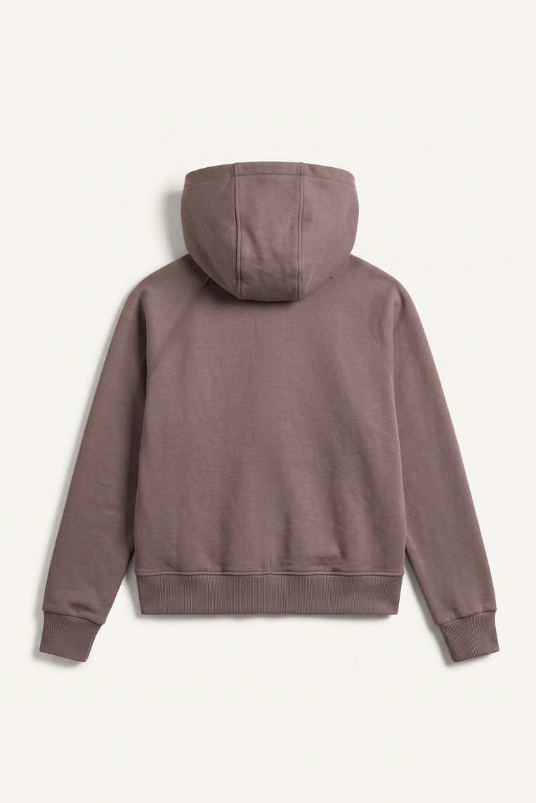 FELPA CON ZIP E CAPPUCCIO - immagine 8