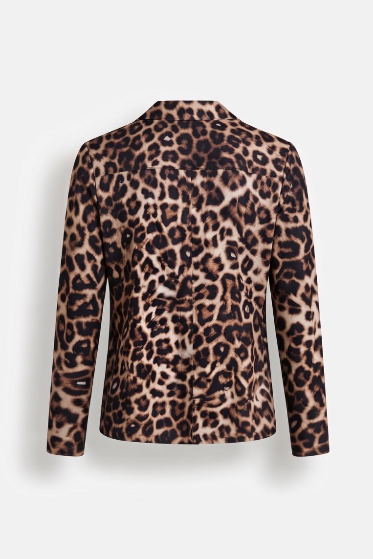 CAMICIA STAMPA ANIMALIER IN GEORGETTE 2 CAMICIA STAMPA ANIMALIER IN GEORGETTE - immagine 2