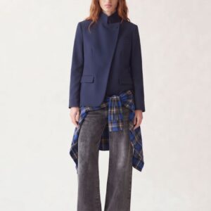 BLAZER OVER 1 BOTTONE COLLO 5 BLAZER OVER 1 BOTTONE COLLO - Thumbnail Image 1