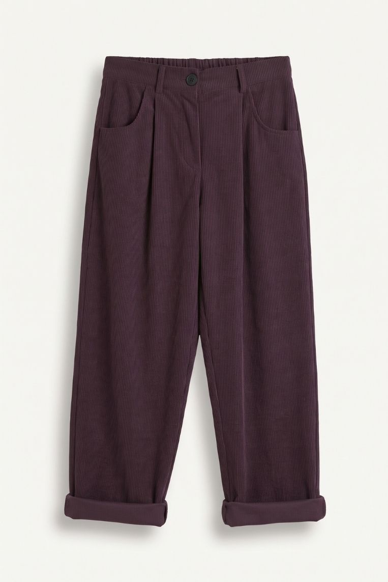 PANTALONE VELLUTO GAMBA DRITTA 3 PANTALONE VELLUTO GAMBA DRITTA - immagine 3