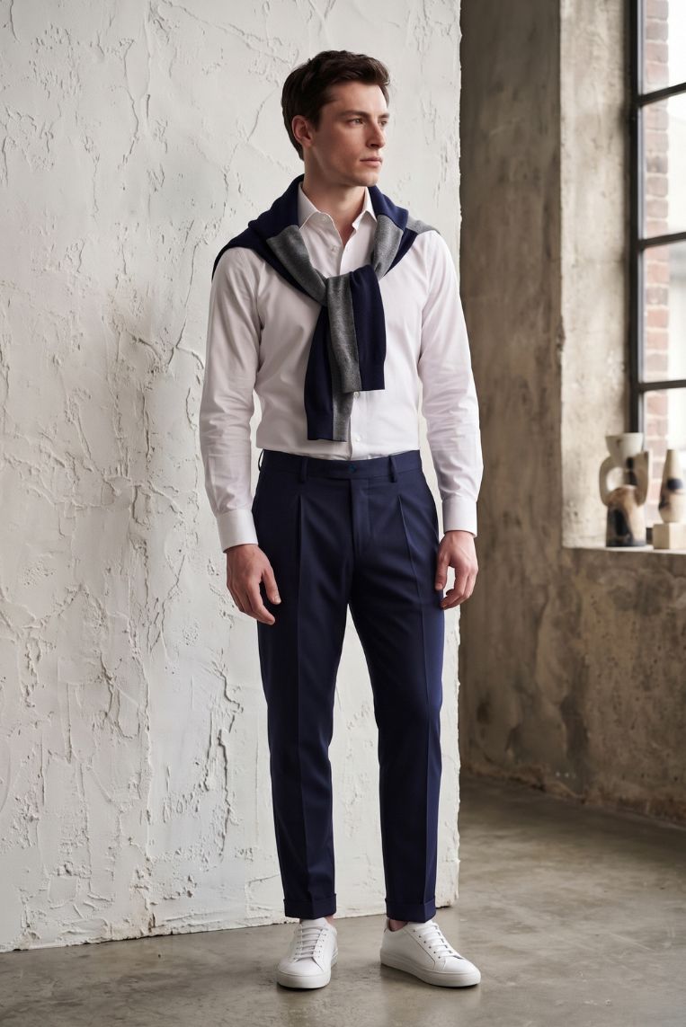 PANTALACCIO PUNTO MILANO - 44, BLU
