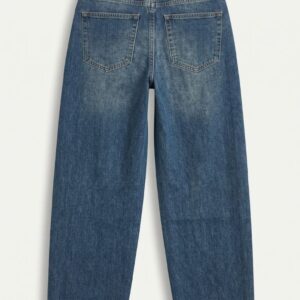 DENIM MOM FIT LAVAGGIO MEDIO 8 DENIM MOM FIT LAVAGGIO MEDIO - Thumbnail Image 4