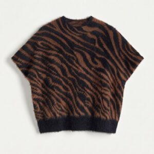 MAGLIA GIRO ZEBRATA PELO LUREX 6 MAGLIA GIRO ZEBRATA PELO LUREX - Thumbnail Image 3