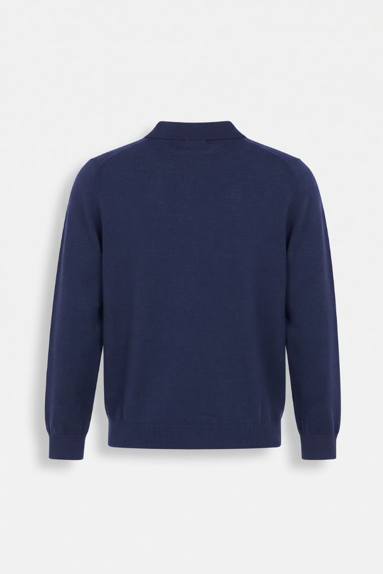 MAGLIA COLLO DERBY ROMBI JACQUARD 6 MAGLIA COLLO DERBY ROMBI JACQUARD - immagine 6