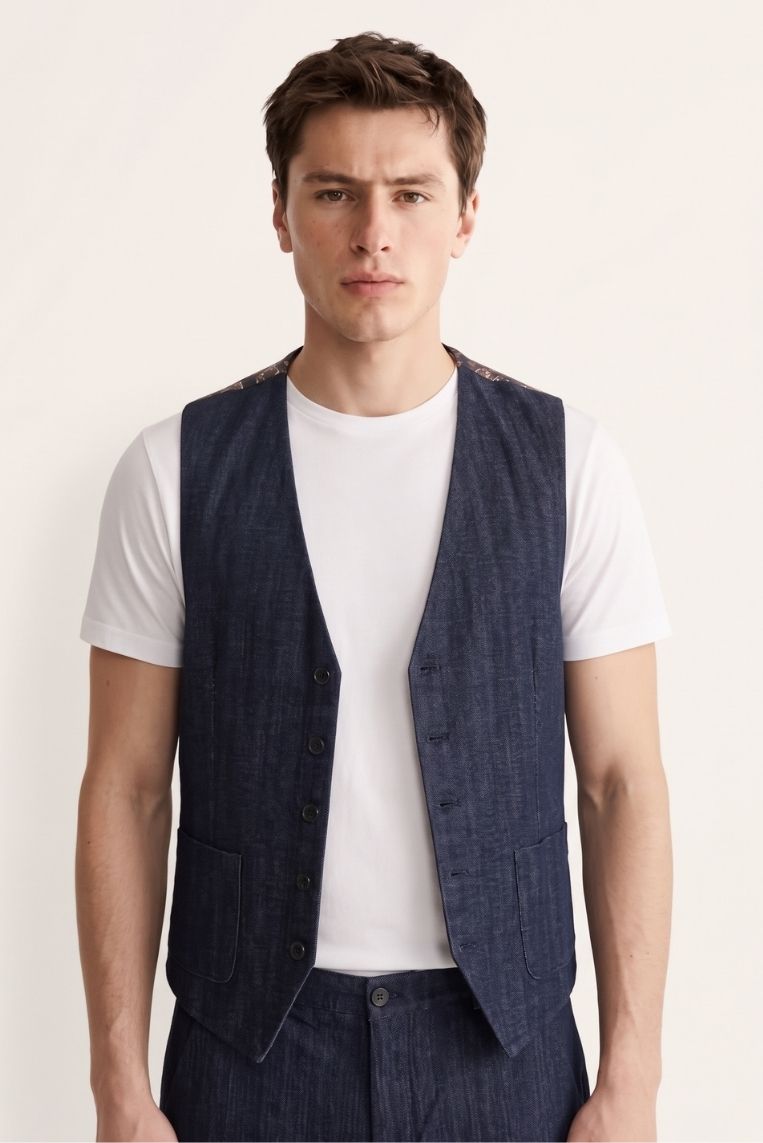 GILET GESSATO MANO CALDA 2 GILET GESSATO MANO CALDA - immagine 2