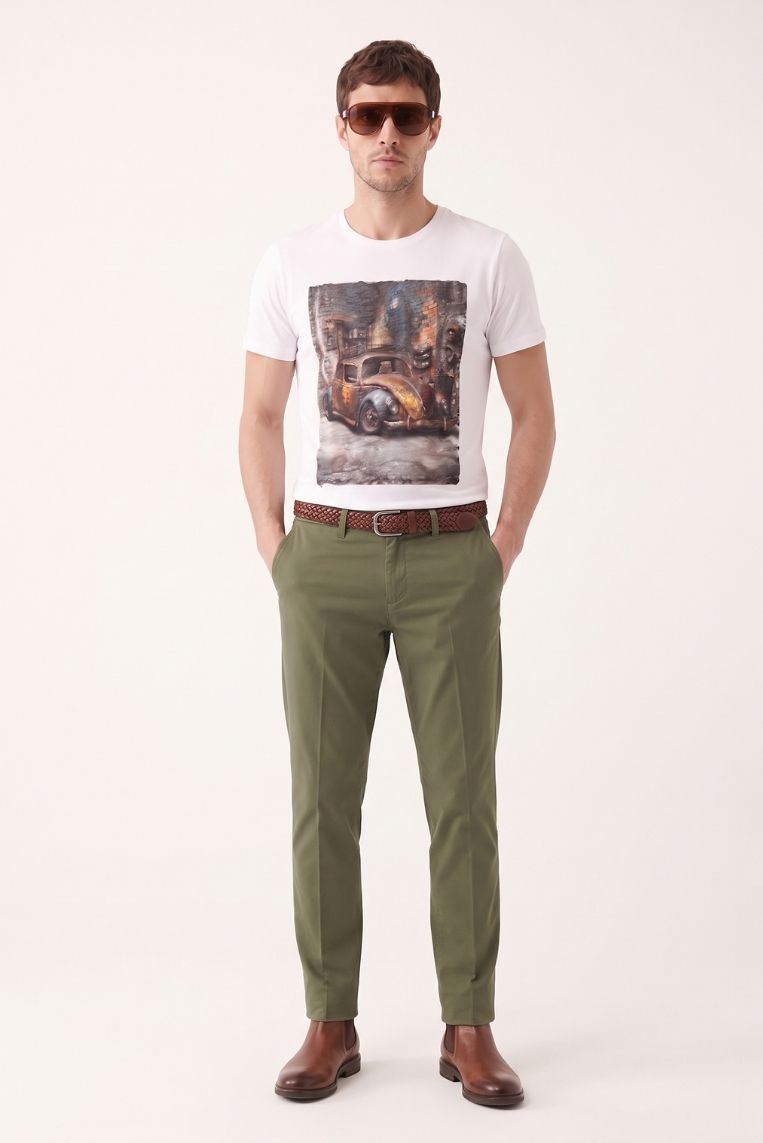 CHINO GABARDINA BASIC - immagine 11