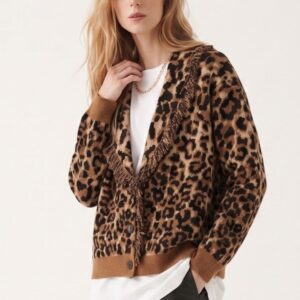 MAGLIA ANIMALIER SCIALLE E FRANGE 6 MAGLIA ANIMALIER SCIALLE E FRANGE - Thumbnail Image 2