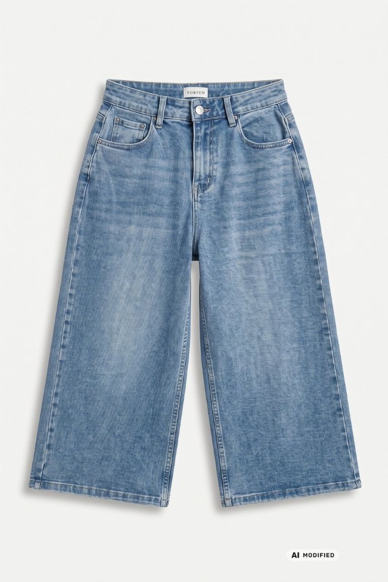 BERMUDA LARGO JEANS - immagine 4