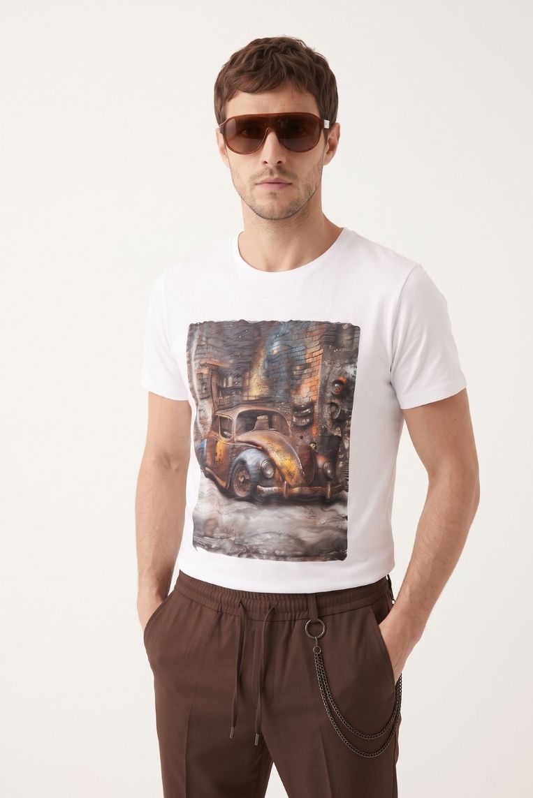 T-SHIRT PATCH MACCHINA - immagine 2