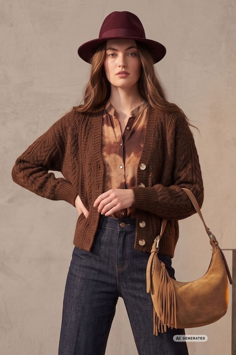 CARDIGAN INSERTI RICAMO - immagine 2