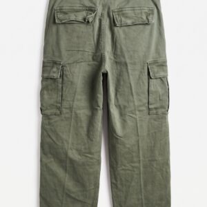 PANTALONI TASCONATI GABARDINA LOOSE FIT 8 PANTALONI TASCONATI GABARDINA LOOSE FIT - Thumbnail Image 4