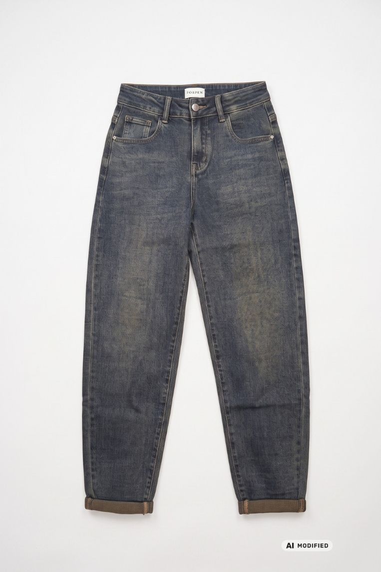 DENIM MOM FIT 3 DENIM MOM FIT - immagine 3