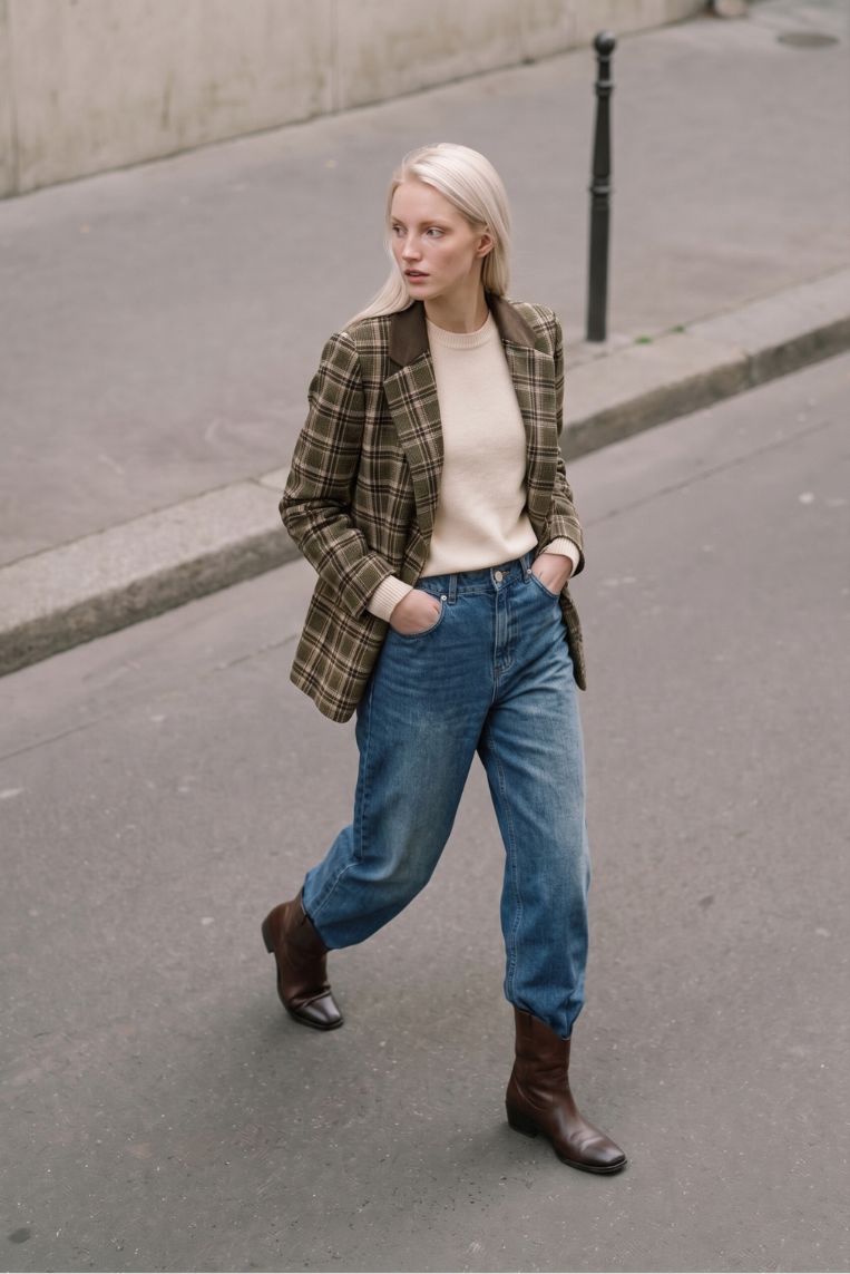 DENIM MOM FIT LAVAGGIO MEDIO - immagine 2