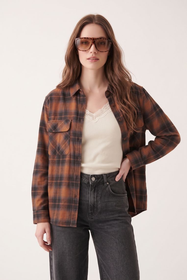 CAMICIA OVER CHECK - immagine 7