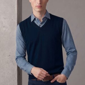 GILET SCOLLO V VISCOSA 12 GILET SCOLLO V VISCOSA - Thumbnail Image 2