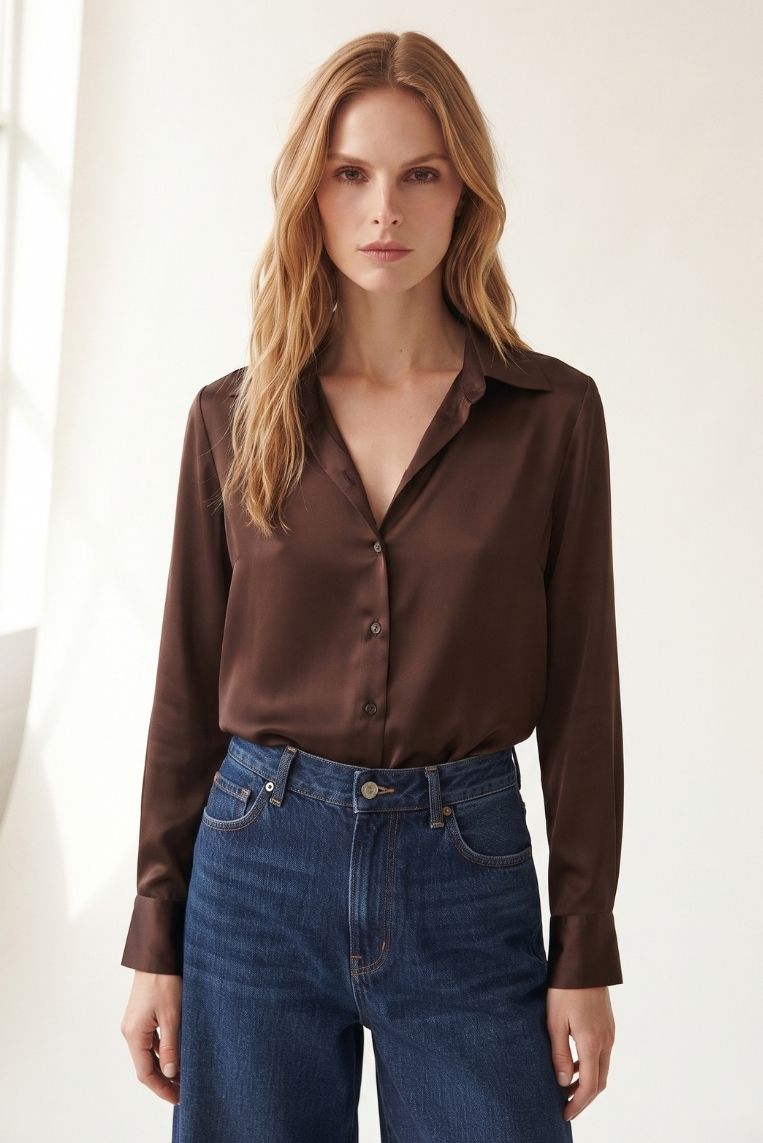 CAMICIA SATINATA