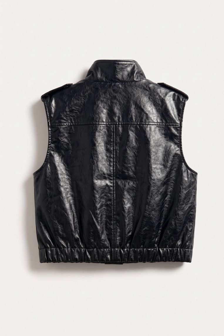 GILET ECO-PELLE 4 GILET ECO-PELLE - immagine 4