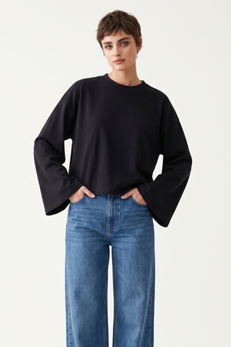T-SHIRT OVER MANICA CAMPANA 2 T-SHIRT OVER MANICA CAMPANA - immagine 2