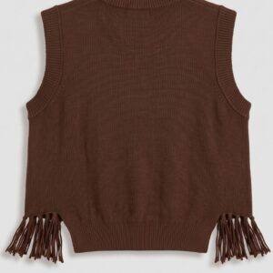 GILET MAGLIA FRANGE VISCOSA 23 GILET MAGLIA FRANGE VISCOSA - Thumbnail Image 10