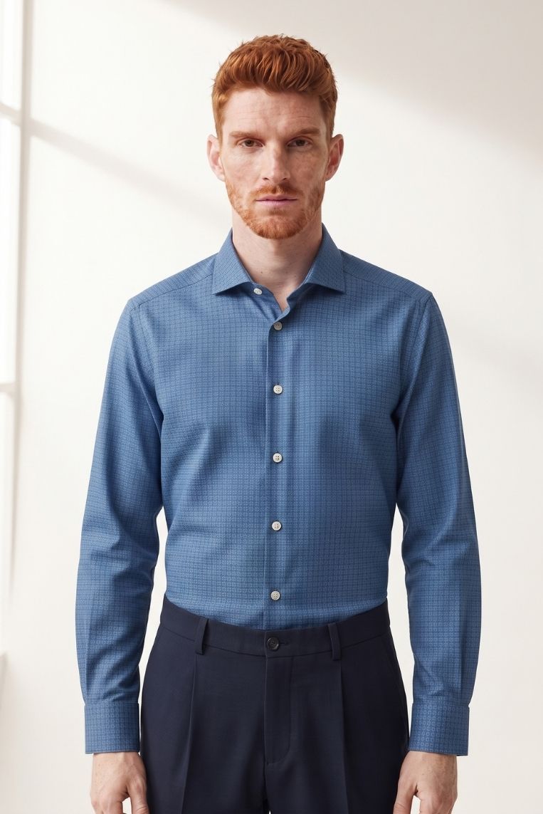 CAMICIA IN BAMBOO STAMPATA 11 CAMICIA IN BAMBOO STAMPATA - immagine 11
