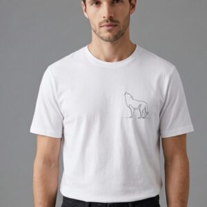 T-SHIRT STAMPA LUPO 5 T-SHIRT STAMPA LUPO - Thumbnail Image 2
