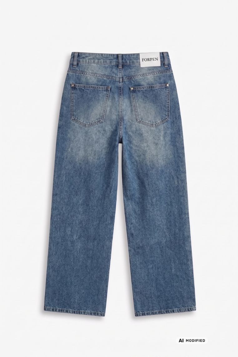 DENIM GAMBA DRITTA LAVAGGIO MEDIO 4 DENIM GAMBA DRITTA LAVAGGIO MEDIO - immagine 4