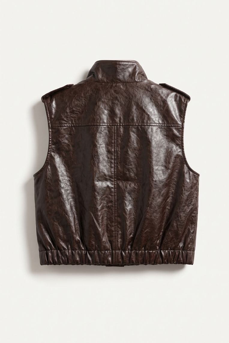 GILET ECO-PELLE 8 GILET ECO-PELLE - immagine 8