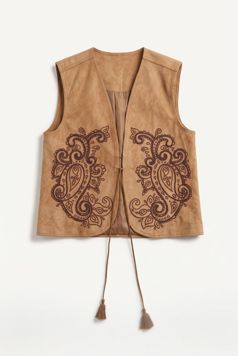 GILET OVER RICAMO 3 GILET OVER RICAMO - immagine 3