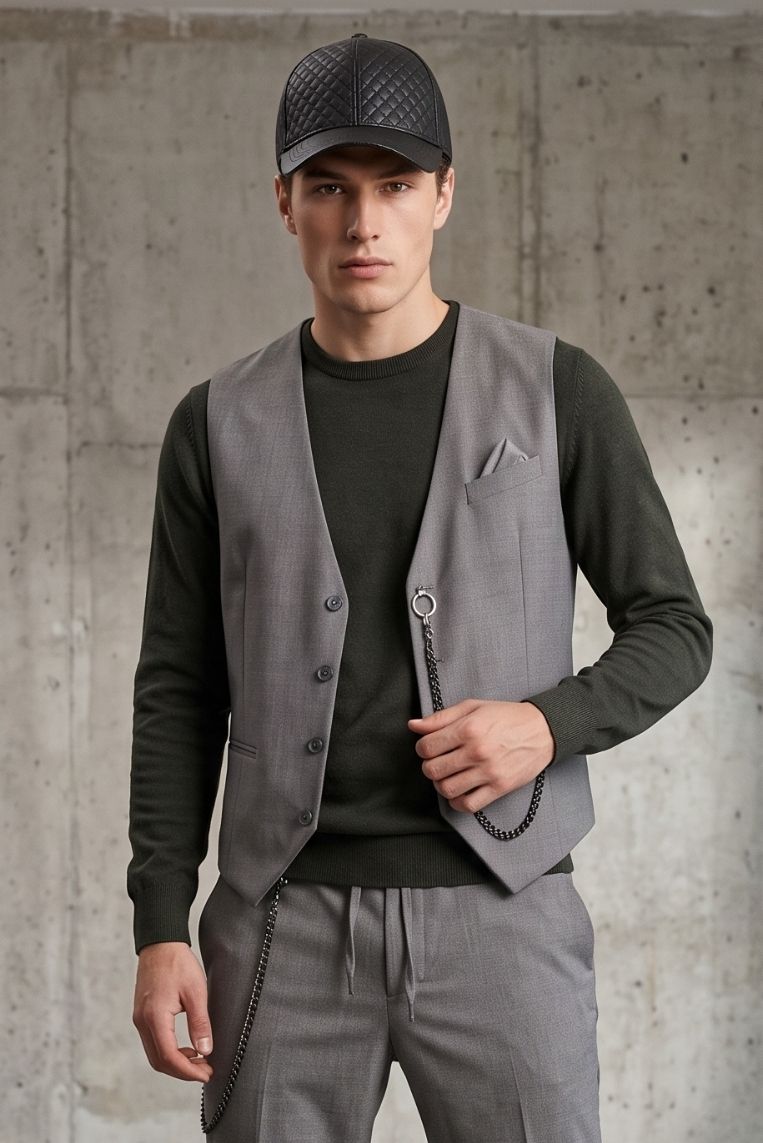 GILET CON CATENA 5 GILET CON CATENA - immagine 5