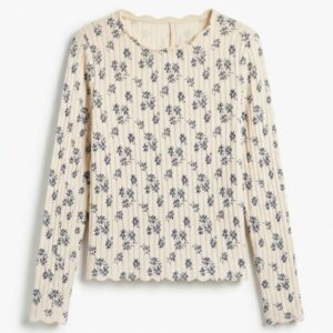 MAGLIA GIRO JACQUARD FIORI 7 MAGLIA GIRO JACQUARD FIORI - Thumbnail Image 3