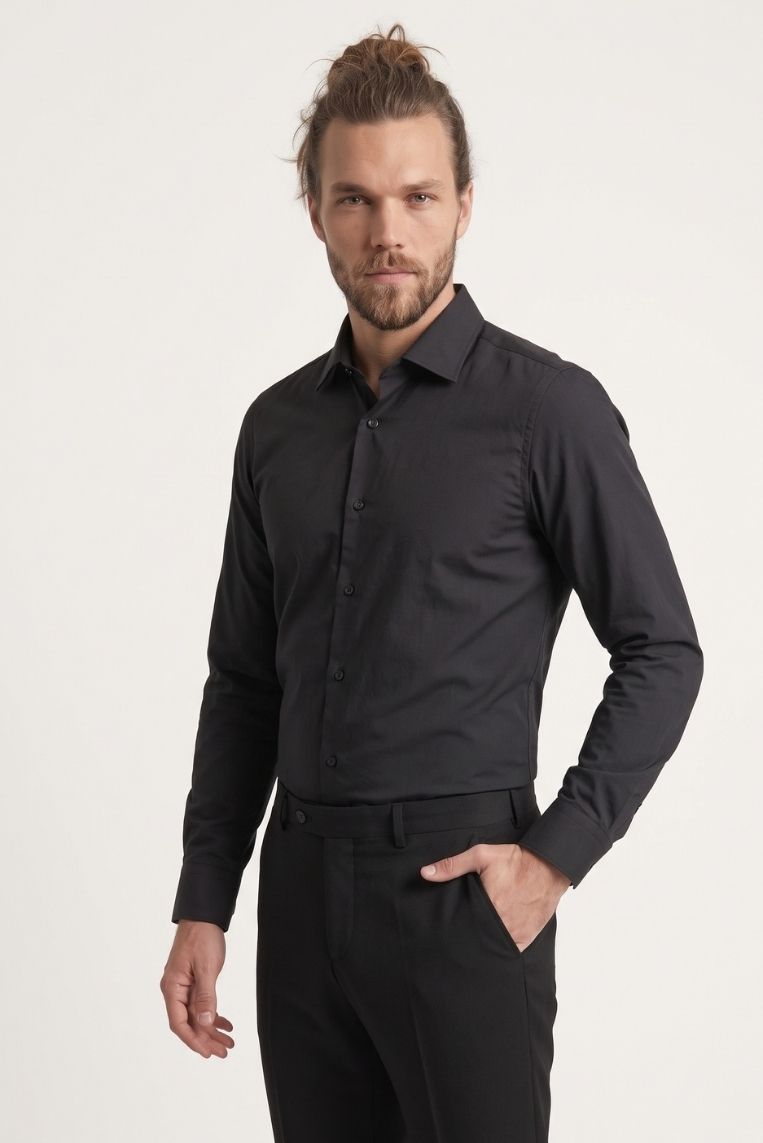 CAMICIA SLIM POP STRETCH - immagine 2