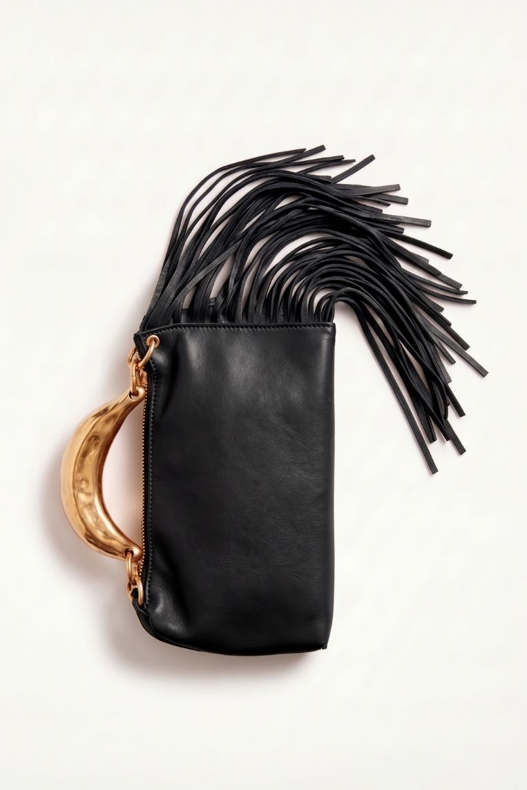 BORSA DETTAGLIO FRANGE E MANICO 3 BORSA DETTAGLIO FRANGE E MANICO - immagine 3
