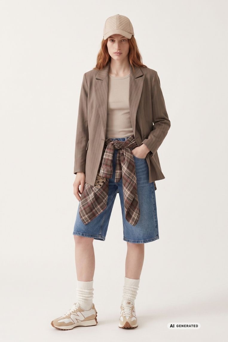 BERMUDA LARGO JEANS - immagine 3
