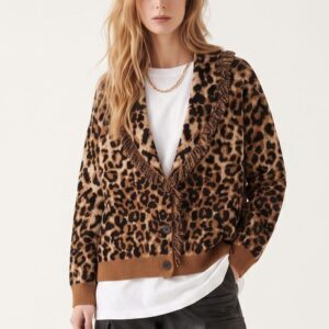 MAGLIA ANIMALIER SCIALLE E FRANGE 5 MAGLIA ANIMALIER SCIALLE E FRANGE - Thumbnail Image 1